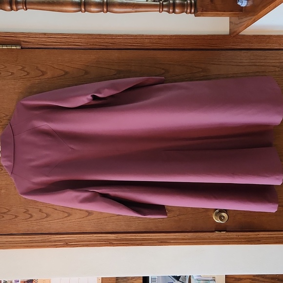 Vintage Misses Size 16R Misty Harbor ILGWU removable lining  Dark Rose Coat - Picture 5 of 15